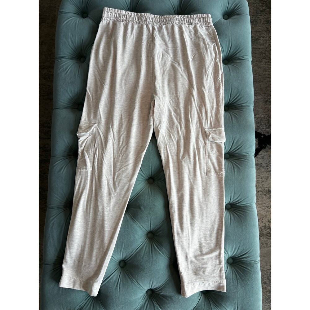 Banana Republic Cargo Jogger Track Pants Athletic Lounge Style Womens sz Medium - Picture 3 of 8